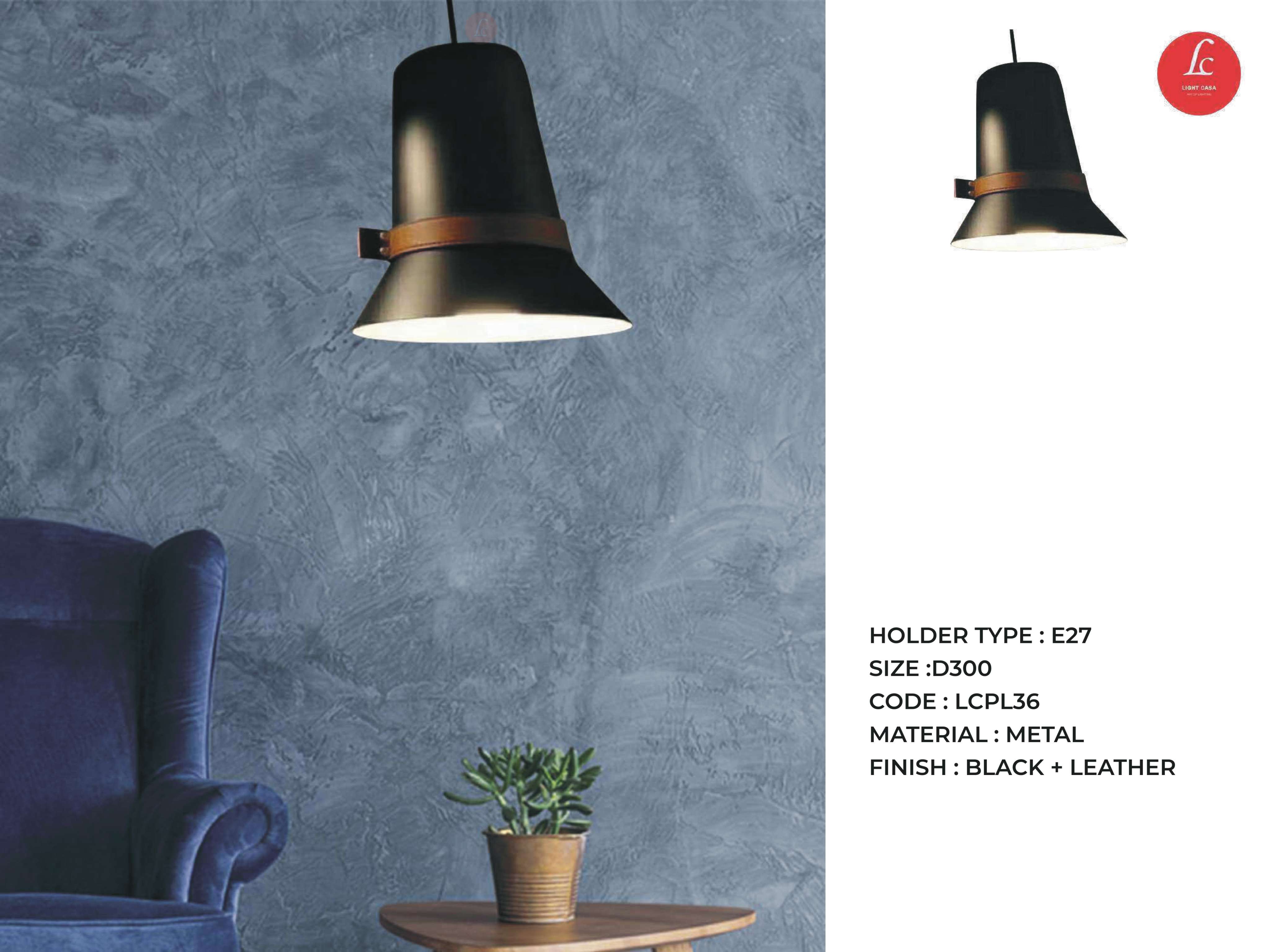 Beyond Lights - Black Pendant Lamp- LCHL